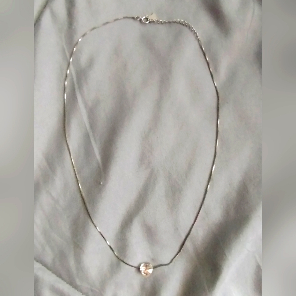 Swarovski Crystal Heart/Sterling Silver Necklace - Picture 4 of 4